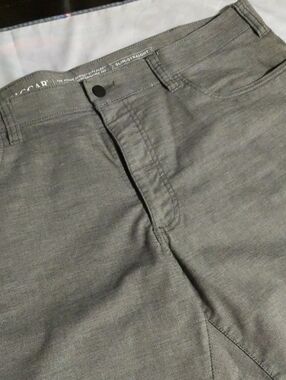 Slim Straight Washable Gray Men's Pants